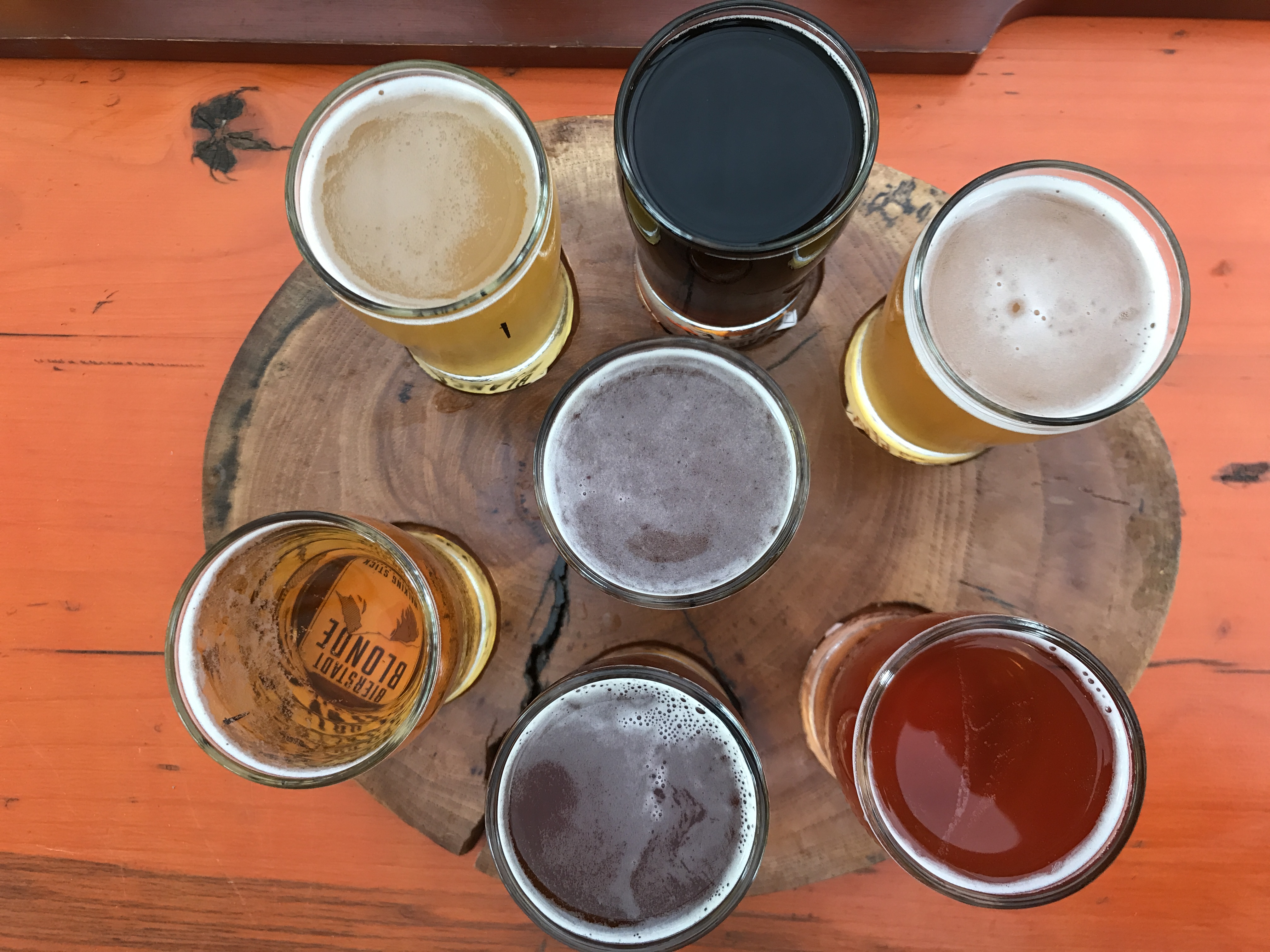 Samper platter of beers